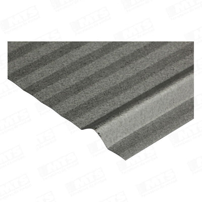 Plancha Acanalada 5v Zinc Alum 0,35 X 3,5 Mts