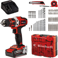 Einhell Taladro Atornillador Inalambrico 18V 451395 Te-Cd 18/2 Li-I Kit