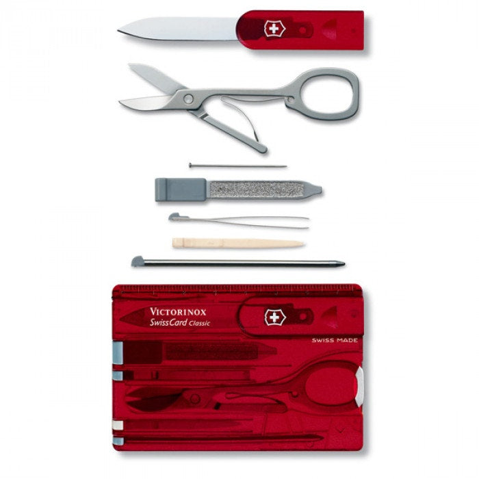 Victorinox Cortapluma Swisscard Classic Rojo 0.7100.t