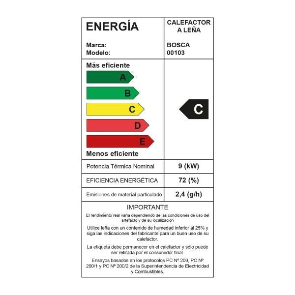 Bosca Estufa A Le&ntilde;a Eco 360