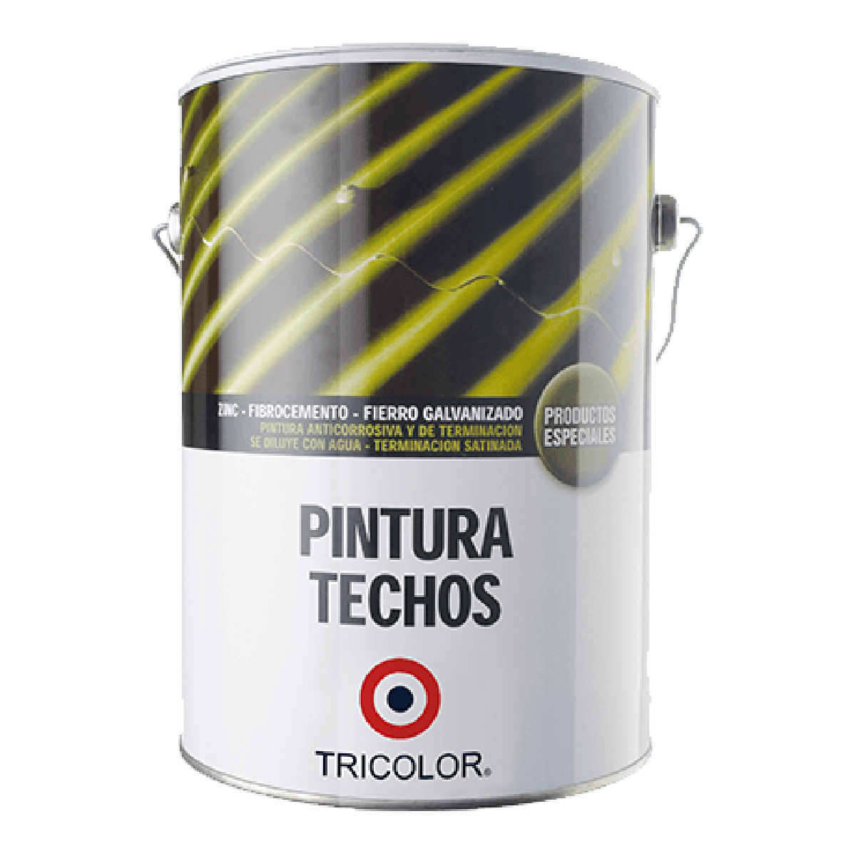 Tricolor Pintura Techo Al Agua Verde Int.1Gl