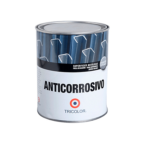 Tricolor Anticorrosivo Negro  1/4Gl