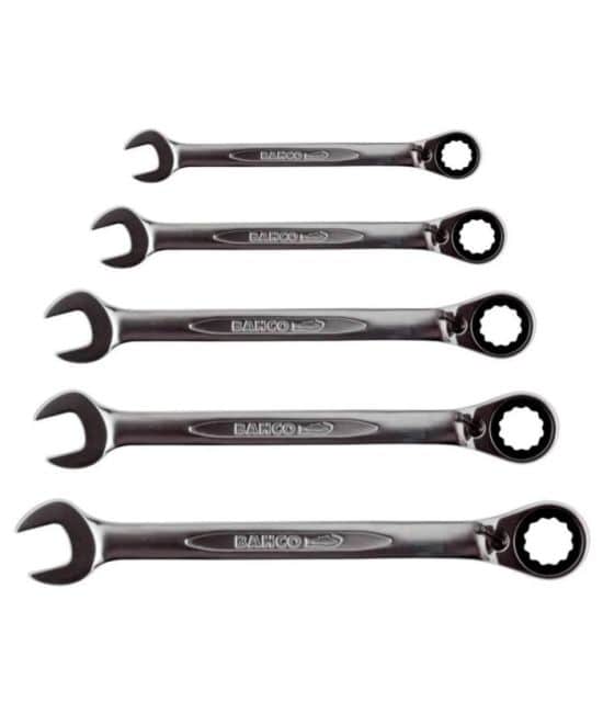 Bahco Set 5 Llaves Punta Y Corona Con Chicharra  2rm/5h