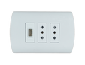 Mec Enchufe Doble+Usb Aris Blanco 0200Ta0650