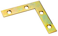 Pack Escuadra Plana 2 1/2'' Zinc. 4Un