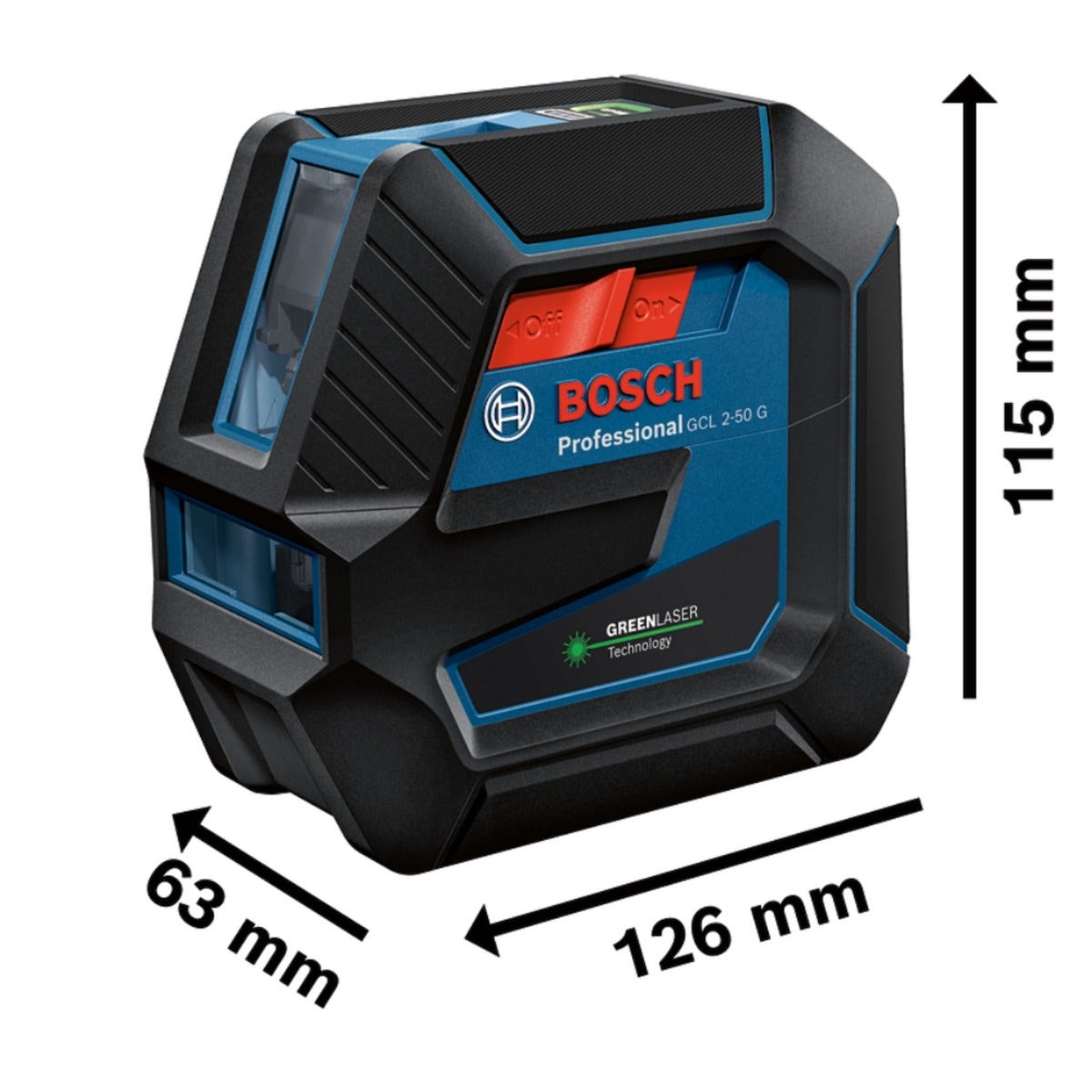 Bosch Nivel Laser Combinado - Gcl 2-50 G + Base + Tripode