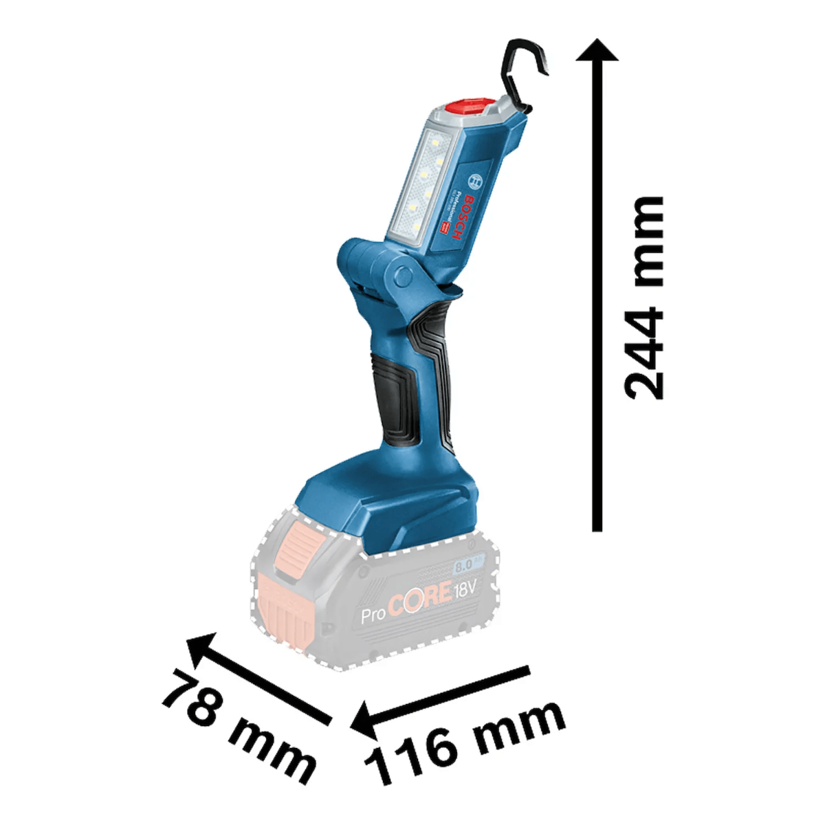 Bosch Linterna Inalambrica Gli 18v-300  06014a110