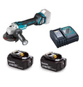 Makita Esmeril Angular Inalambrico 4-1/2 + 2 Baterias 3ah  Dga458rfe
