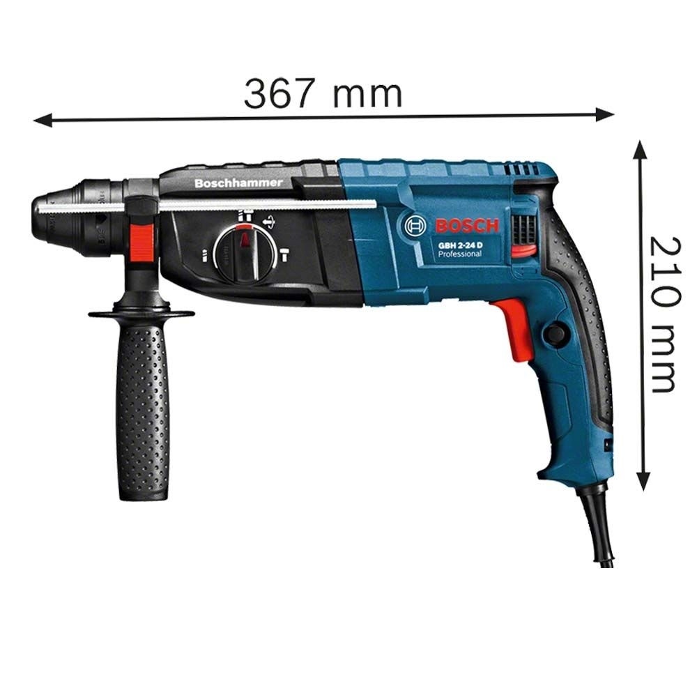 Bosch Rotomartillo Gbh 2-24d + Jgo.llave P/corona