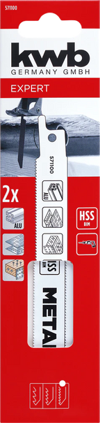 Kwb Hoja Sierra Sable Bimetal 2 Un. C/fino 152mm - 571100