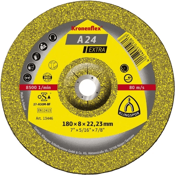 Klingspor Disco Desbaste A24Extra 115X6X22,23 323015