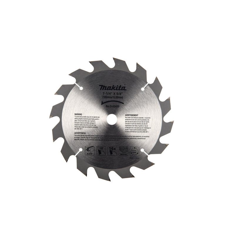 Makita Hoja Sierra Circular 7 1/4  16 Dientes