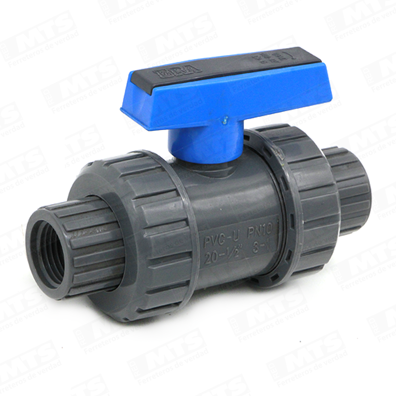 Llave Bola Pvc Hi  20Mm 1/2    C/Ua