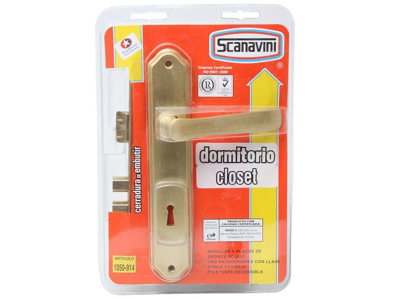 Cerradura Scanavini.1050 914 Bsbs 2Manillas Caj