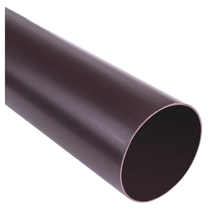 Tubo Bajada Pvc 25  3 Mts Marron