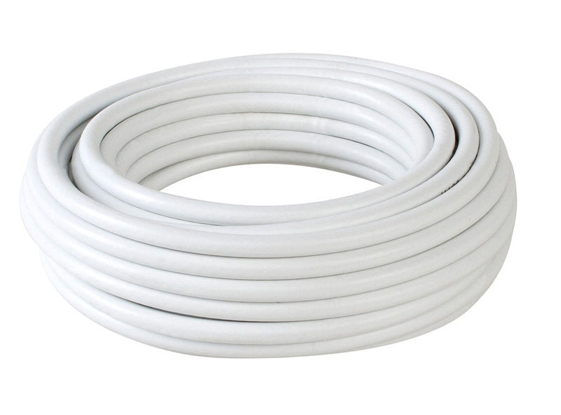 Cable Coaxial Rg 6  Television Blanco