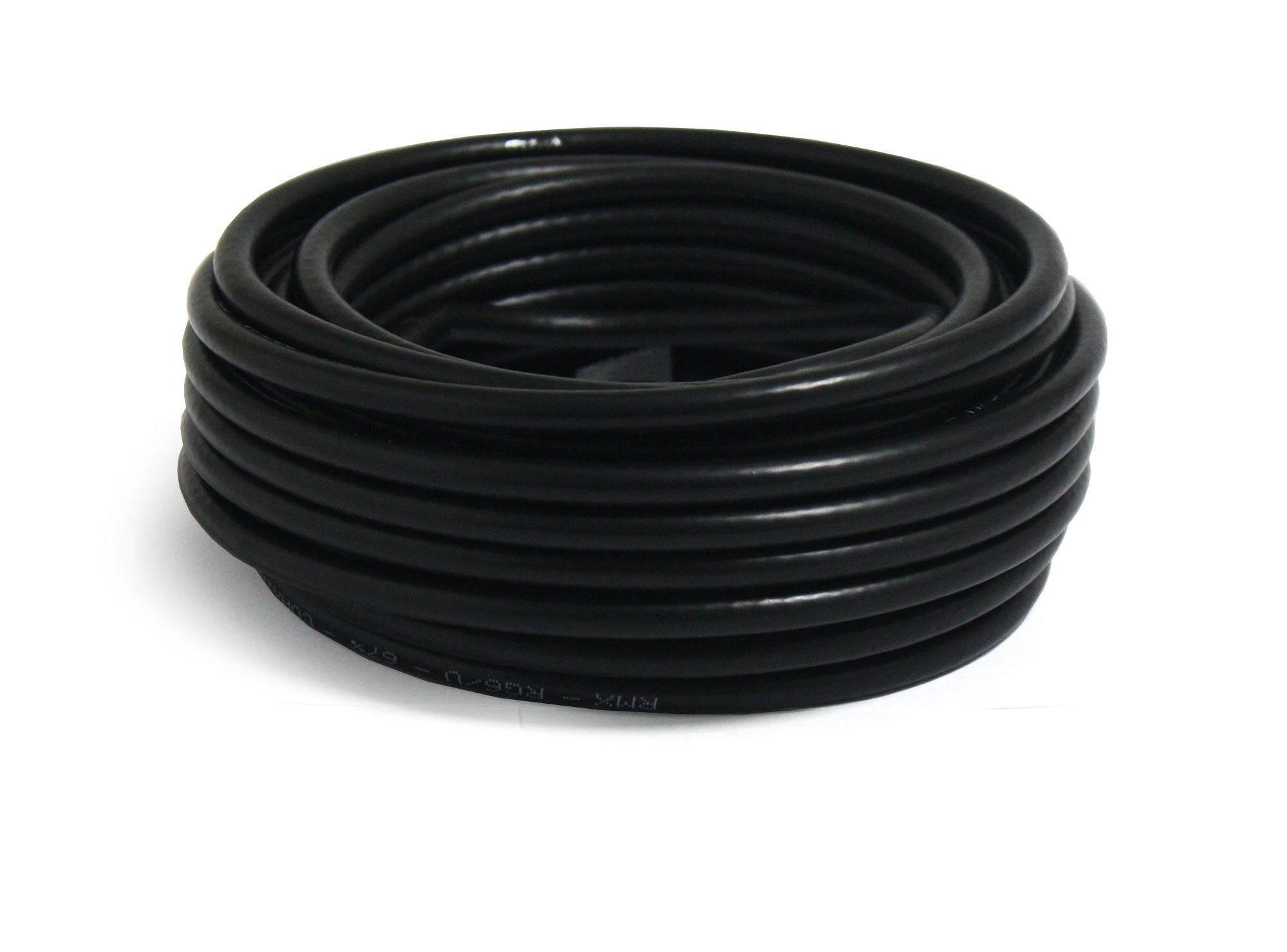 Cable Coaxial Rg 6  Television Negro