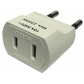 Enchufe Adaptador Americano Blanco 0266 Mec