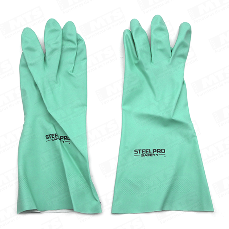 GUANTE IND. NITRILO VERDE DELG.  TALLA (9) M