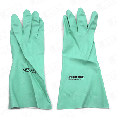 Guante Industrial Nitrilo Verde Grueso Advance