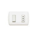 Bticino Interruptor + Enchufe Emb Modus Bco
