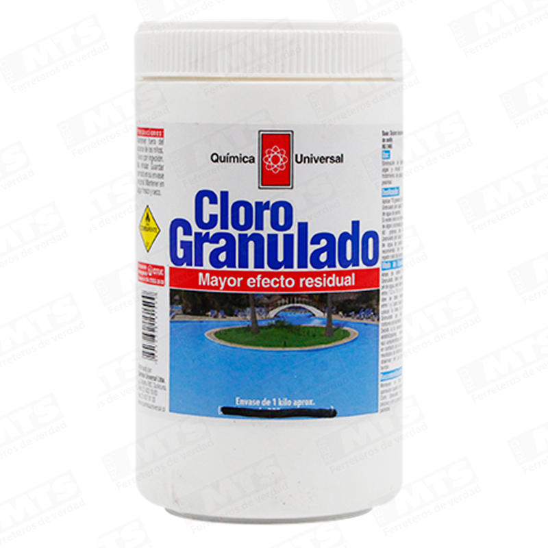 Cloro Polvo Granulado     1 Kg.   Diclor