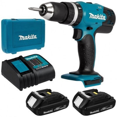 MAKITA  TALADRO INALAMBRICO PERC 18V C|SLASH|BAT DHP453SYE