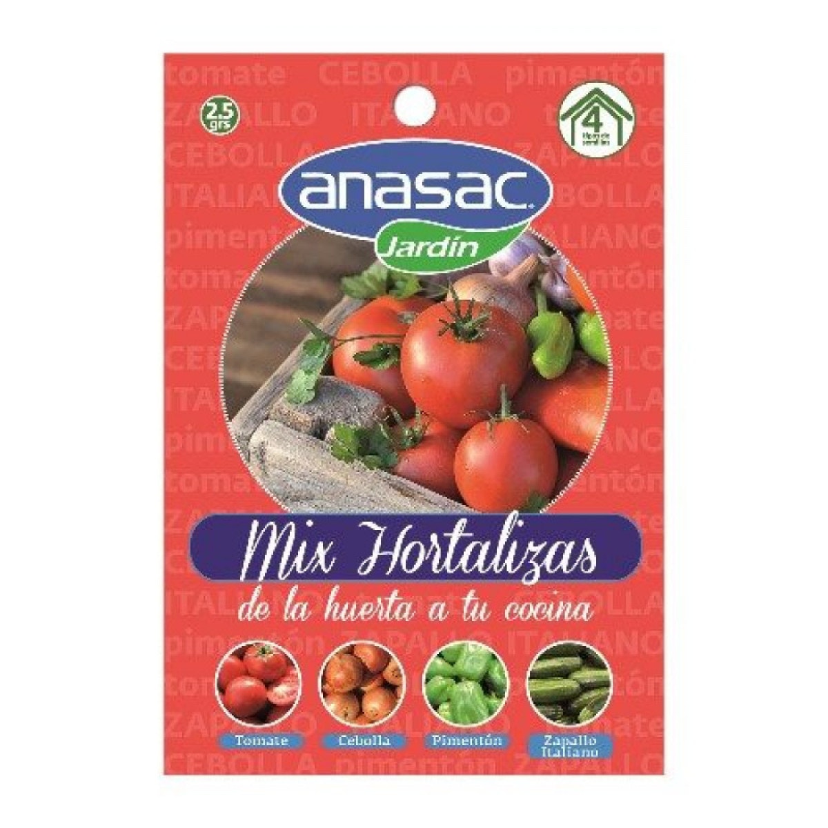 Anasac Semilla Mix Hortalizas 2,5Gr 1503781