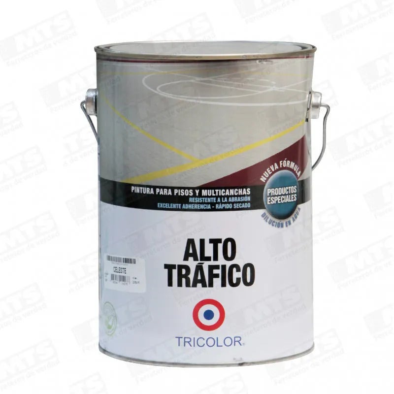 Tricolor Pintura Trafico Base Agua Rojo  1Gl