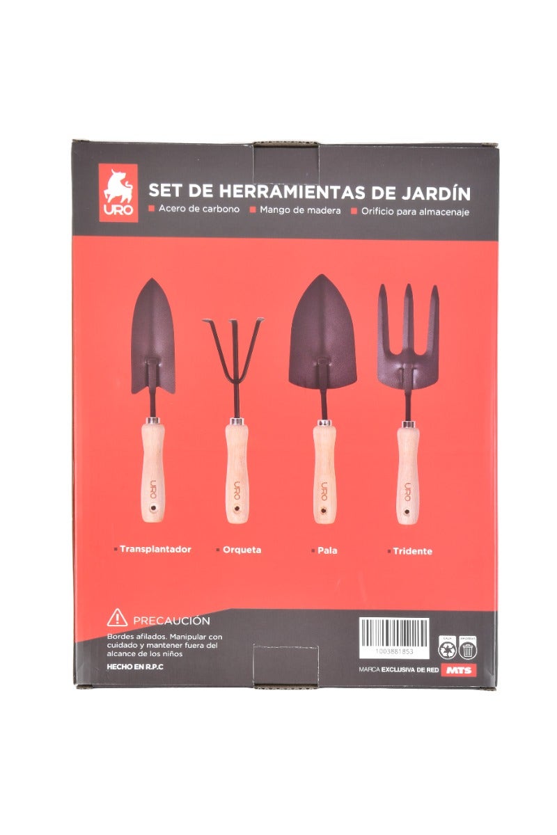Uro Set 4 Herramientas De Jardin