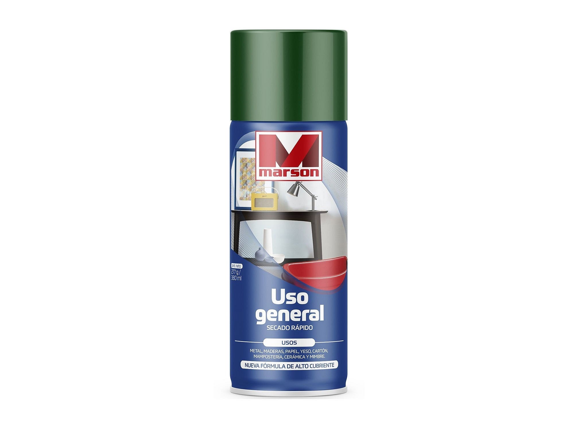 Marson Spray Esmalte  Verde Oscuro
