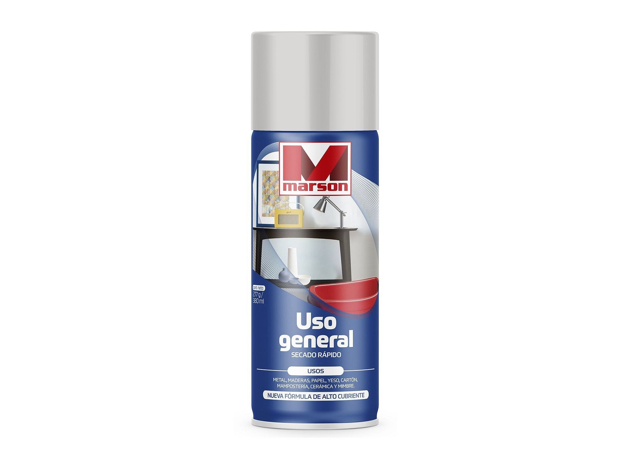 Marson Spray Esmalte  Aluminio