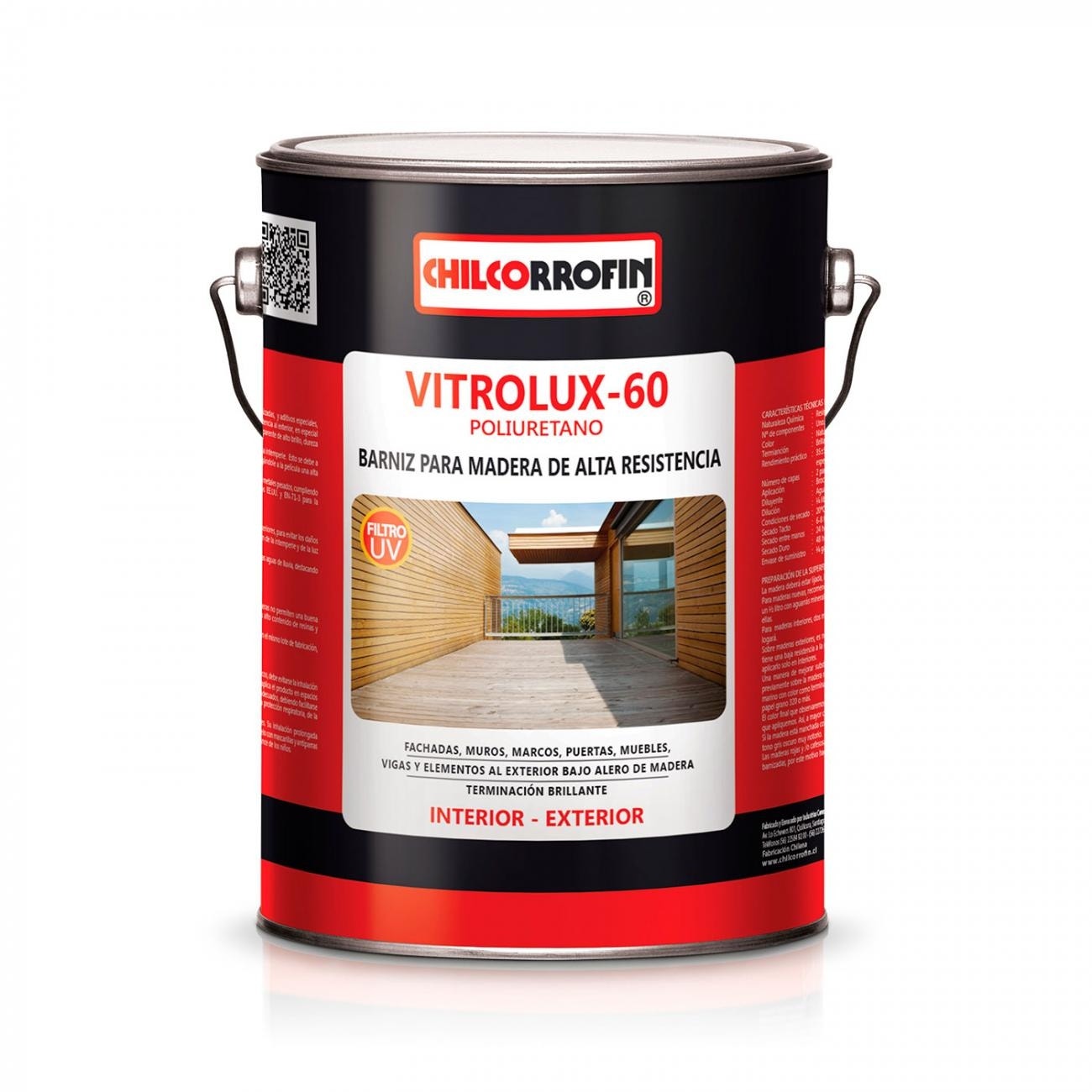 Barniz Vitrificante Vitrolux 60  Brillante   1   Gl
