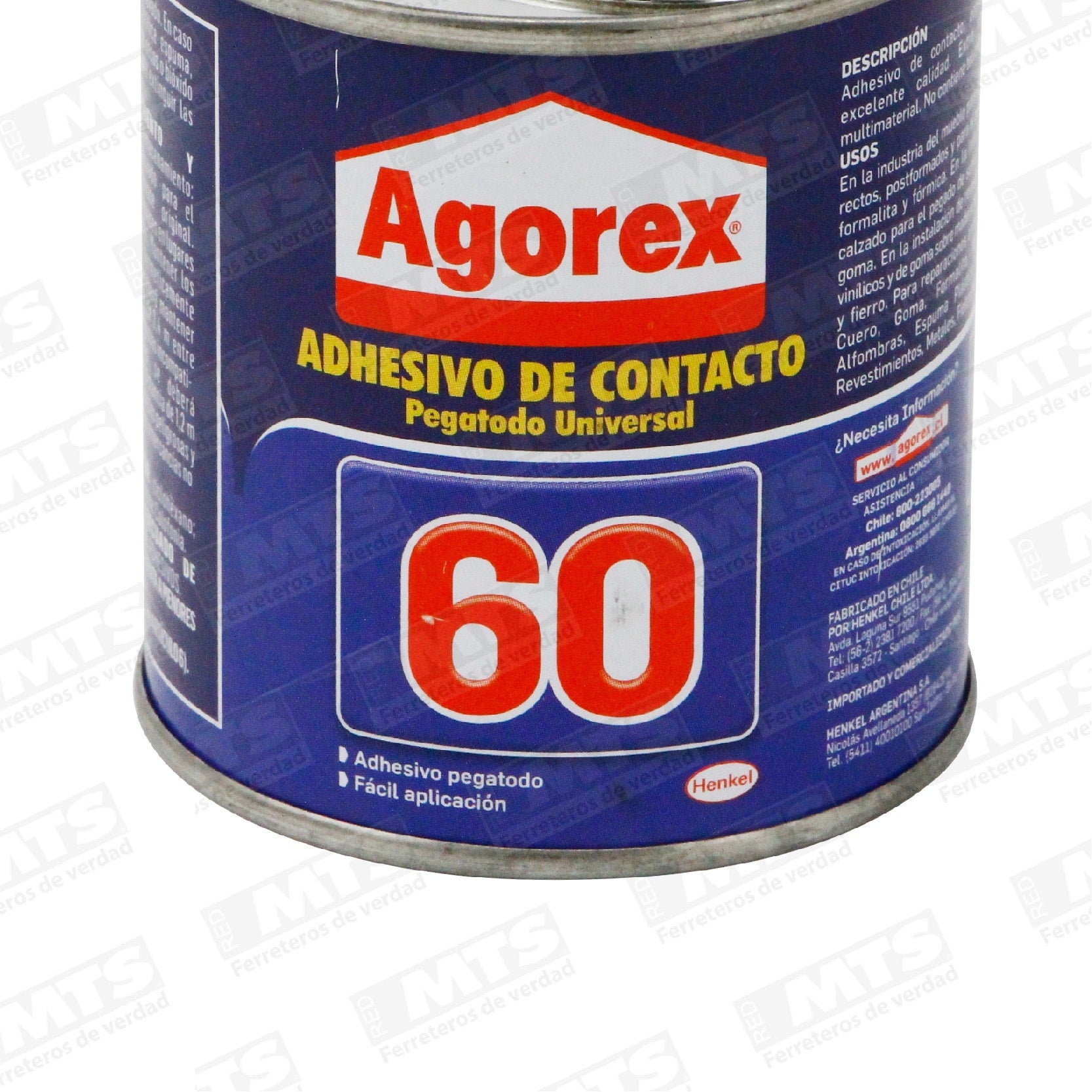 Agorex 60 Adhesivo De Contacto 1/16 Gl