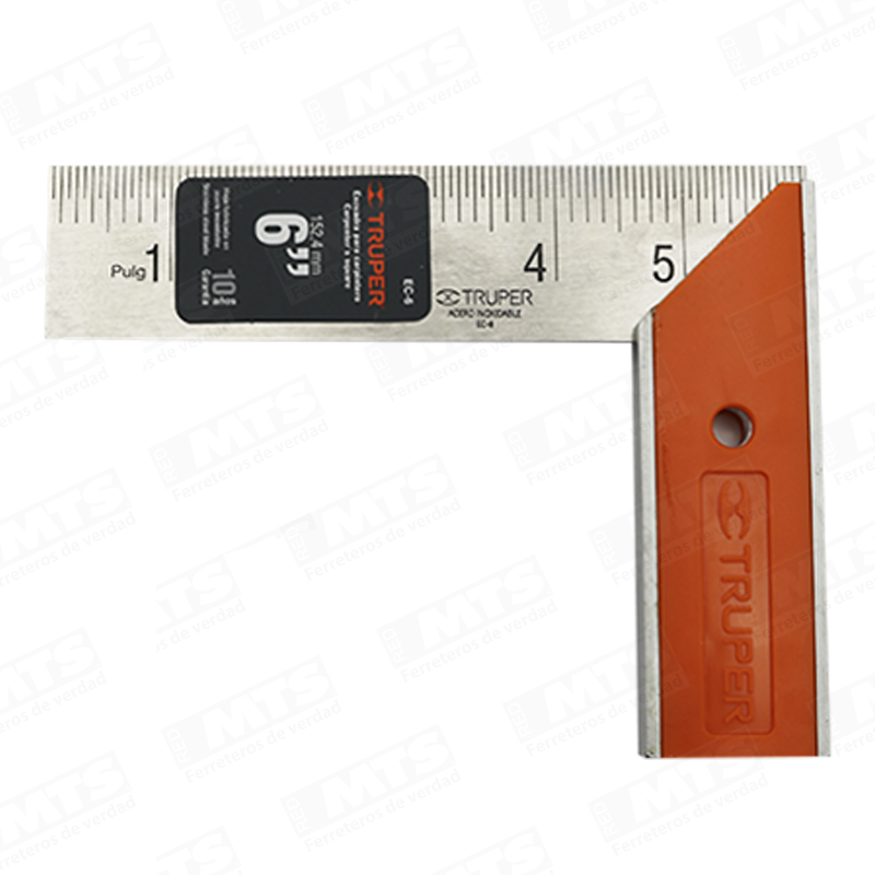 Escuadra Carp  6 Truper Ec-8 Ac. Inox