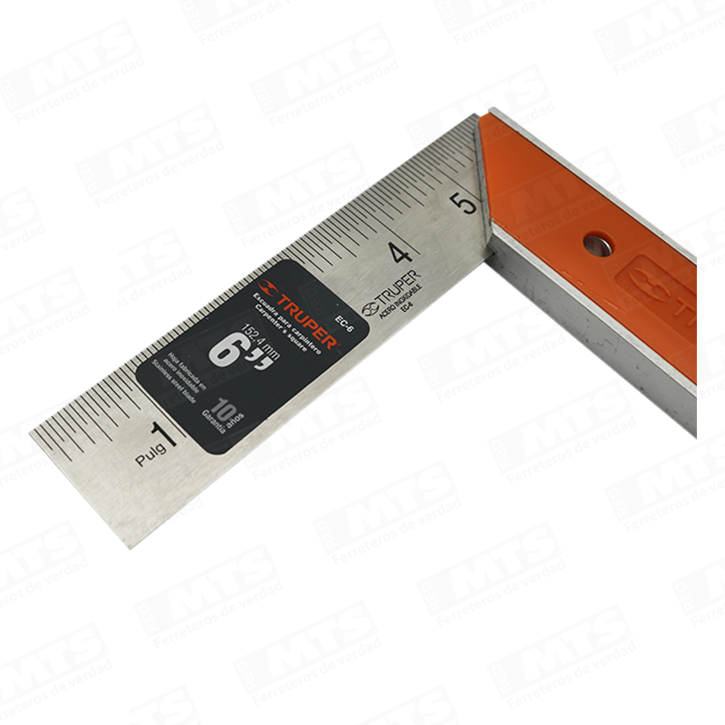 Escuadra Carp  6 Truper Ec-8 Ac. Inox