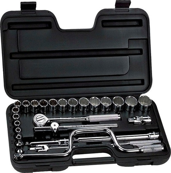STANLEY JUEGO LLAVE DADO  27 PZ PULG. 86505