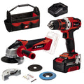 Einhell Taladro + Esmeril 18V 4257240 Te-Tk 18/2 Li Kit (Cd+Ag)