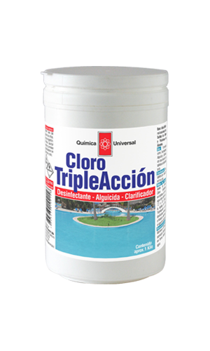 Cloro Tableta Piscina  Triple Accion 1K