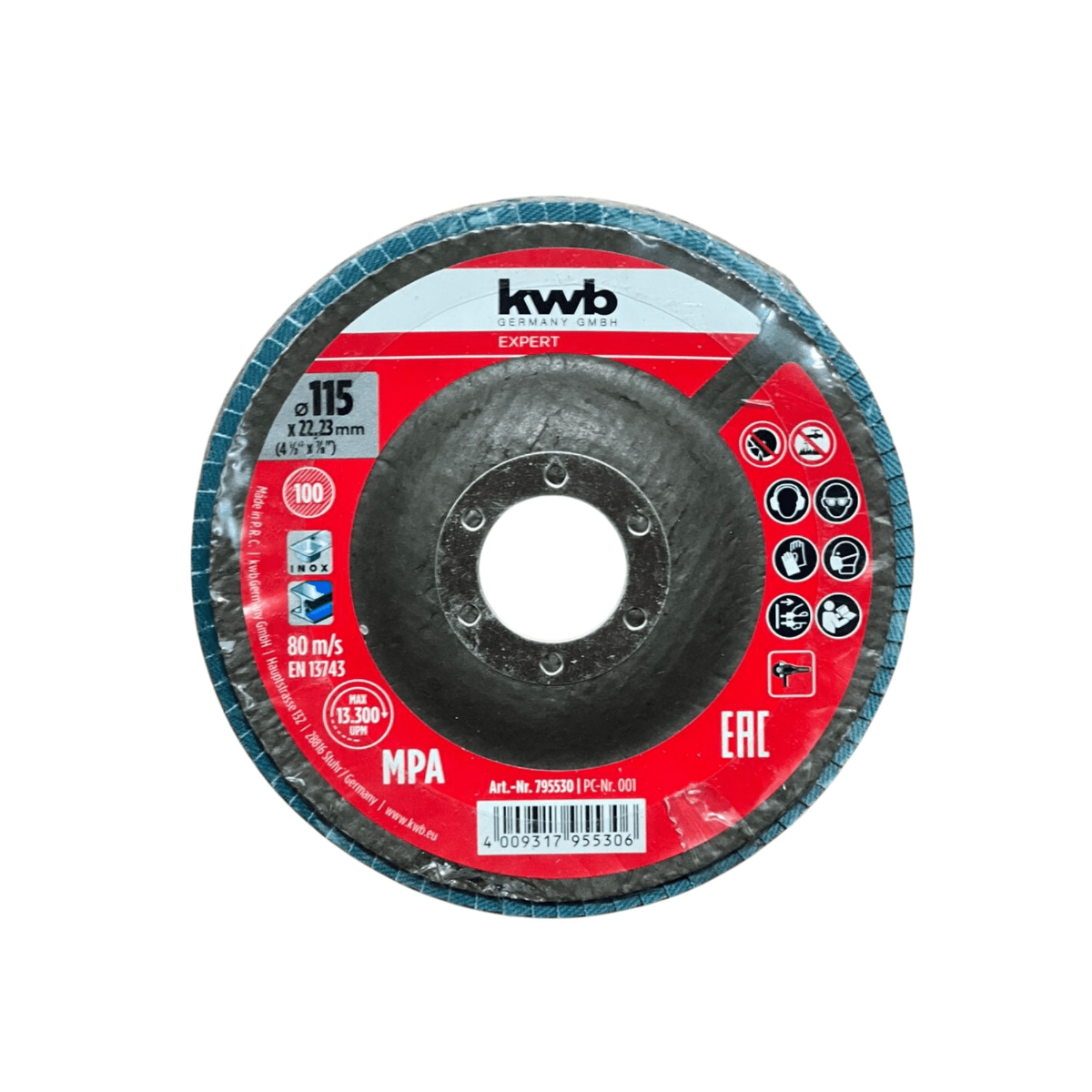 Kwb Disco Traslapado 115x22mm Gr 60  49795526
