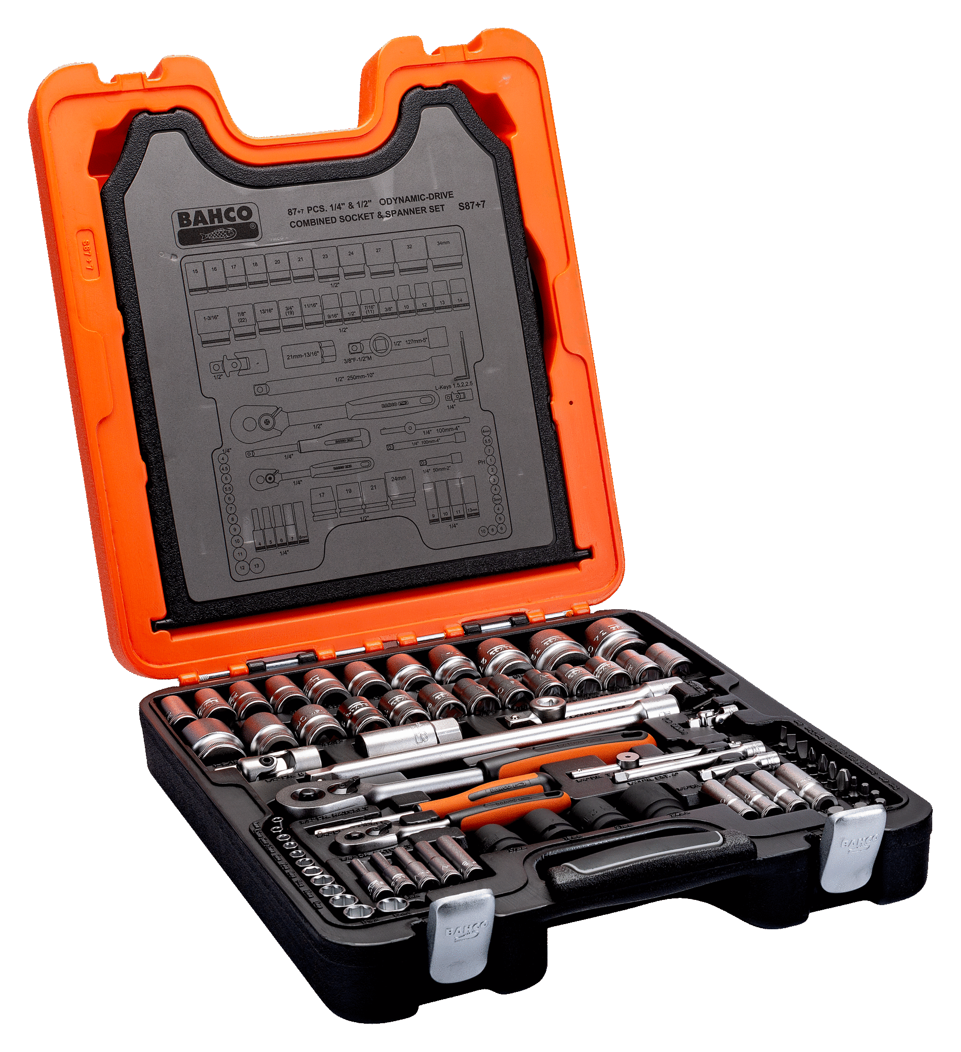 Bahco Maleta Llave Dado/llaves 94 Pzs S87+7