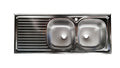 Lavaplatos Taumm 1.20mt 2t Sec.izq-mblock