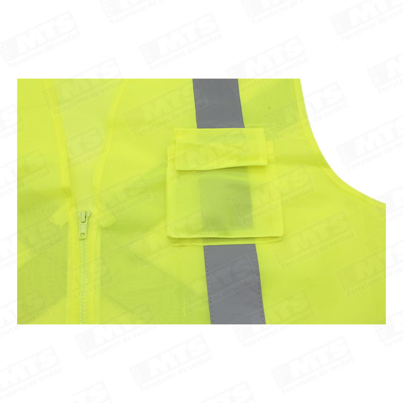 Chaleco Reflectante Verde Fosf.