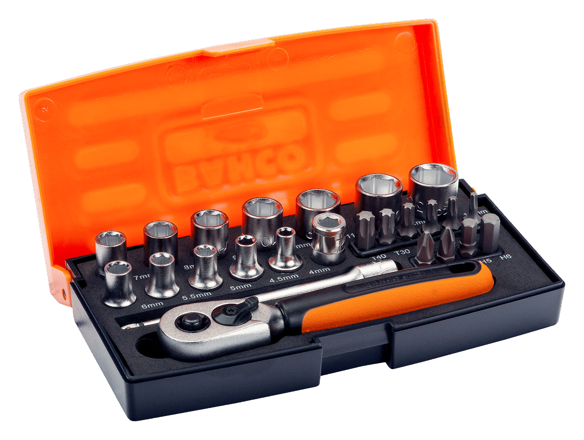 Bahco Maleta Llave Dado 1/4" 25 Pz Blister Sbsl25