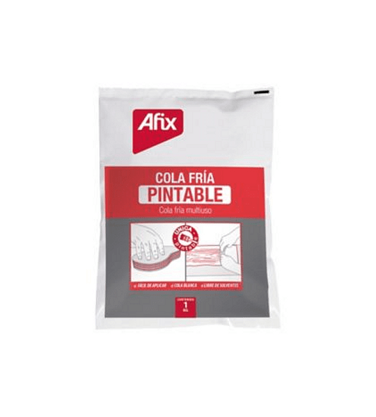 Afix Articoll Cola Fria Pintable Maderas (Bolsa 1K
