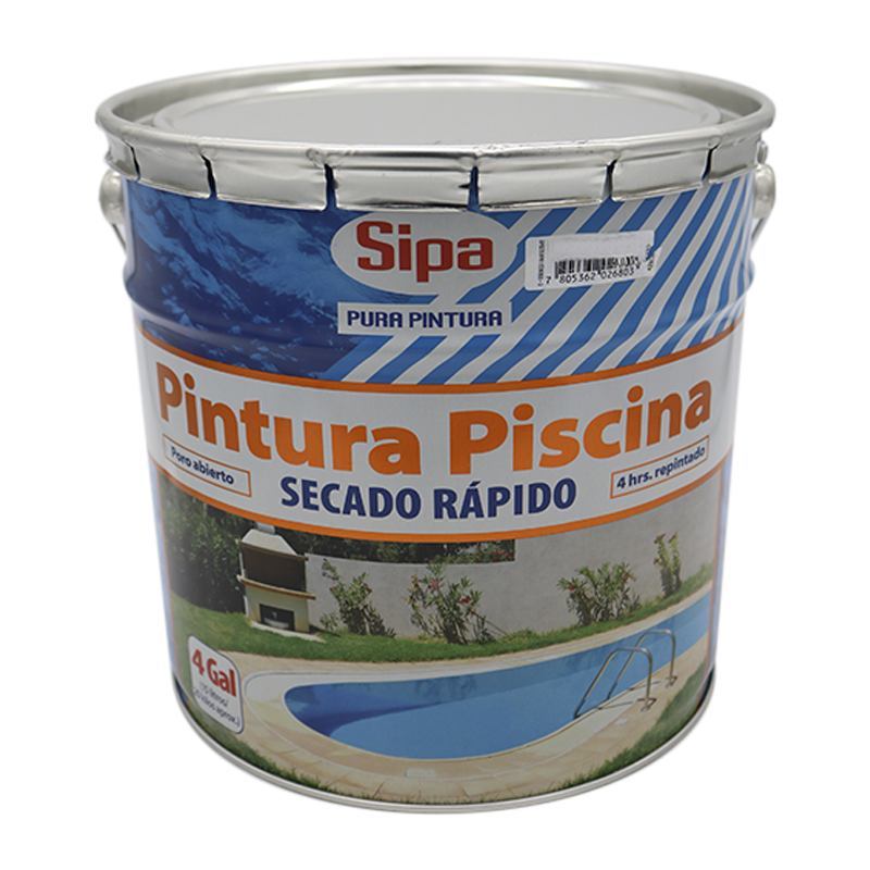 Pintura Piscina Sipa Azul Tin
