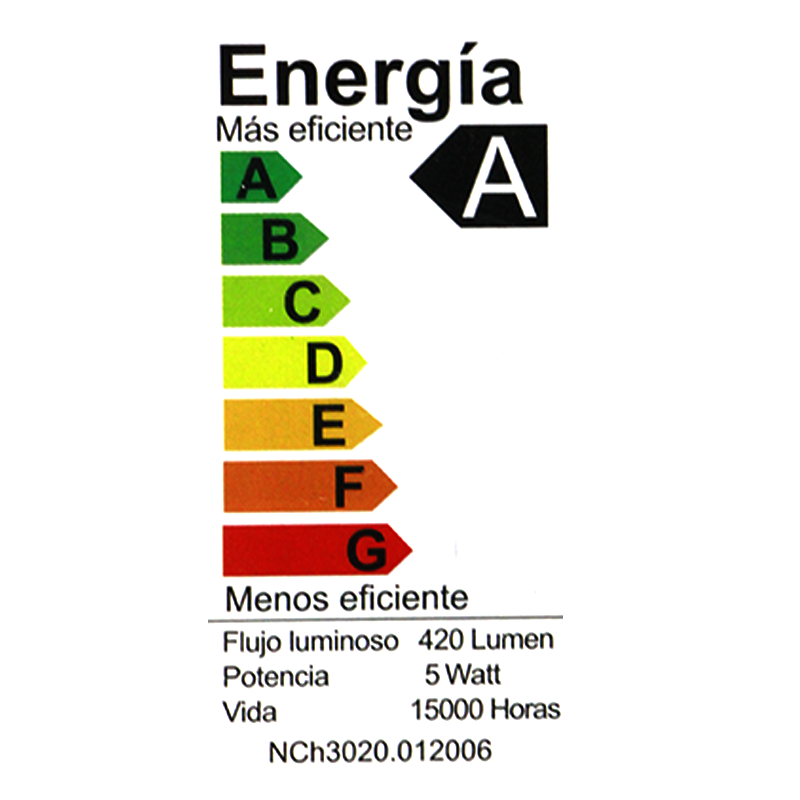 Byp Ampolleta Led A55 5W E27 65020