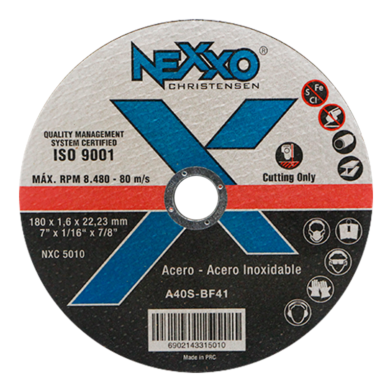 Disco Cortar  Ac.Inox 7&acute; 1,6Mm  Nexxo