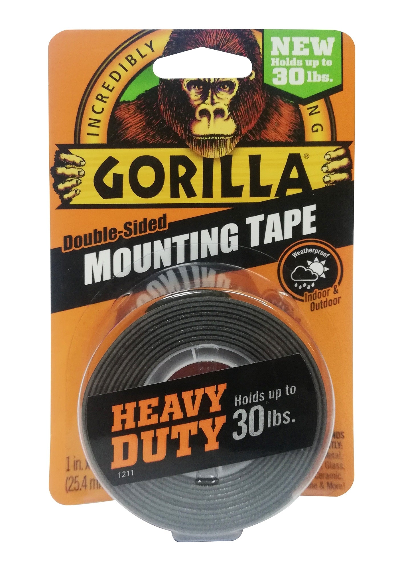 Gorilla Cinta Doble Fas 1,52Mts Negra 60550-50117