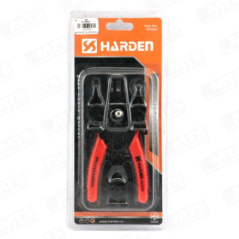 Harden Set Alicate Seguro 4P